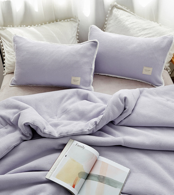 华夫格被子 温柔包裹，质感生活